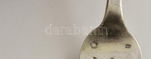 Ezüst (Ag) villa, 6 db, jelzett, h: 18 cm, mesterjeggyel (TL) nettó: 301 g