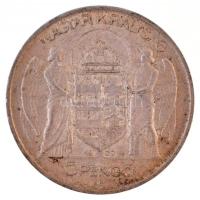 1939. 5P Ag "Horthy balra" T:2 patina Adamo P8.2