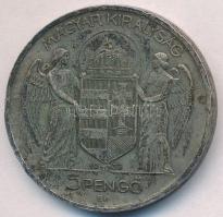 1939. 5P Ag "Horthy balra" T:2 patina, ph.
Adamo P8.2