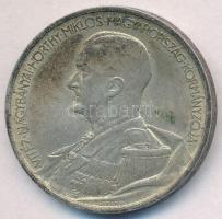 1939. 5P Ag "Horthy balra" T:2 patina Adamo P8.2