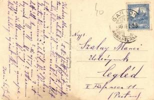 Garadna, Gyógyszertár, Vashíd, templom. Szilágyi Arthur fényképész (felületi sérülés / surface damag...