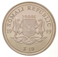 Szomália 1999. 10$ Cu-Ni "Tengeri élet védelme" multicolor T:PP 
Somalia 1999. 10 Dollars...