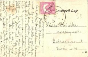 Pánd, Állami elemi iskola, báji Patay Sámuel kastély. Hangya fogyasztási szövetkezet kiadása (EK)