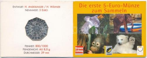 Ausztria 2002. 5E Ag "250 éves a Schönbrunn-i állatkert" T:1
Austria 2002. 5 Euros Ag &qu...
