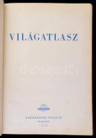 Világatlasz. Kartográfiai Vállalat. 1959. Kiadói egészvászon kötésben, jó állapotban
