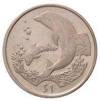 Brit Virgin-szigetek 2005. 1$ Cu-Ni "Anya delfin és kicsinye" T:1-(PP)
British Virgin Isl...