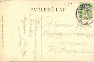 Balaton, Fürdőzés, csónakázók. Mérei Ignác kiadása (EK)