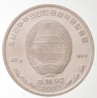 Észak-Korea 2003. 5W Ag "Hattyú" T:1(PP) North Korea 2003. 5 Won Ag "Swan" C:UNC(PP)