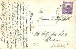 1929 Körösladány, Piac tér, Szabó Gyula és Szabó Gyuláné, Víg I. Mihály üzletei. photo (EK)