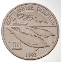 Marshall-szigetek 1993. 50$ Ag(?) "Palackorrú delfin" T:1(P)
Marshall Islands 1993. 50 Do...