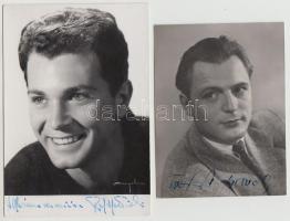 5 db színészek által aláírt fotó (Franek Trefalt, Metka Gabrijelciceva, stb.)