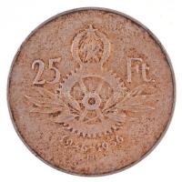 1956. 25Ft Ag "Tízéves a Forint" T:2 patina