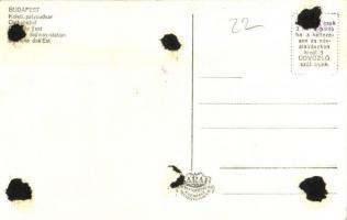 Budapest VII. Keleti pályaudvar, Baross-szobor, villamosok, üzletek (vágott / cut)