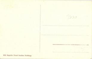 Budapest XII. Svábhegy, Nagy szálloda, gyógyszertár, síneken ülő gyerekek. Hegedűs Dezső kiadása