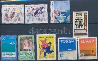 Europa CEPT 2003-2004 3 sets + 3 stamps, Europa CEPT 2003-2004 3 klf or + 3 klf önálló érték