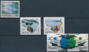 Europa CEPT 2 sets + 1 stamp Europa CEPT 2 klf sor + 1 önálló érték