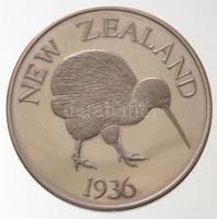 Új-Zéland 1936. 1C Cu-Ni-Zn "Kiwi madár" T:1-(PP)
New Zealand 1936. 1 Crown Cu-Ni-Zn &quo...