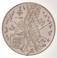 Fritz Mihály (1947-) 1988. "MÉE - Pesti árvíz / Wesselényi Miklós" Ag emlékérem (35,56g/0....