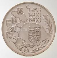 Fritz Mihály (1847-) 1990. "Mathias Rex / MÉE Szeged" Mátyás király halálának 500. évfordu...