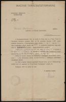 1919 Bp., A Magyar Tanácsköztársaság szociális termelési népbiztosának hivatalos levele munkabérrel kapcsolatban