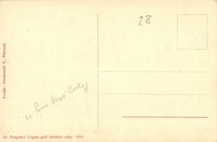 Pozsony, Pressburg, Bratislava; A Klarisszák templomának tornya. Dr. Pongrácz Frigyes gróf felvétele...