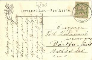 Késmárk, Kezmarok, Vár utca, Thököly vár, Római katolikus templom. Feitzinger Ede No. 908. Brs. / Sc...