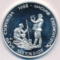 Lapis András (1942-) 1988. "Telcs Ede / Magyar Éremgyűjtők Egyesülete Bajai Csoportja" Ag ...