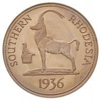 Dél-Rodézia 1936. 1C Cu-Ni-Zn "Fekete lóantilop" T:1,1-
Southern Rhodesia 1936. 1 Crown C...