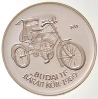 Fritz Mihály (1947-) 1989. "MÉE Szeged - Budai Baráti Kör / Csonka János" Ag emlékérem (35...