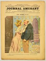 1901 Journal Amusant No. 100, journal humoristique - francia nyelvű vicclap, illusztrációkkal, 16p / French humor magazine
