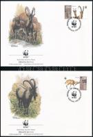 19965 WWF: Vadkecske sor Mi 298-301 +4 db FDC-n