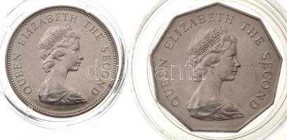 Tuvalu 1985. 20c Cu-Ni "Repülőhal" + 1985. 1$ Cu-Ni "Tengeri teknős" T:2
Tuvalu...