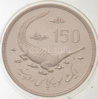 Pakisztán 1976. 150R Ag "Gangeszi gaviál" T:1,1-
Pakistan 1976. 150 Rupees Ag "Gavia...