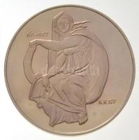 Kiss Kovács Gyula (1922-1984) DN "Michelangelo" Ag emlékérem (16,1g/0.925/32mm) T:1-(PP)