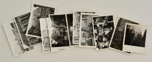 1940 Erdély visszatért, 13 db fotó, hátuljukon feliratozva, különböző méretben