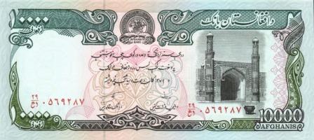 Afganisztán 1993. 5000A, 10.000A teljes sor T:I
