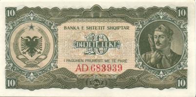 Albánia 1947. 10L T:I