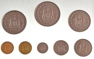 Belize 1974. 1c Br "Fecskefarkú kánya" + 5c Ni-sárgaréz "Villásfarkú tirannusz" ...