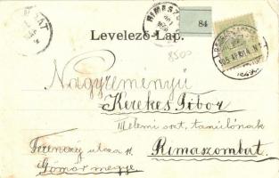 Beszterce, Bistritz, Bistrita; Fried & Benedek Dampfsäge. Verlag M. Binder / Fried és Benedek gő...