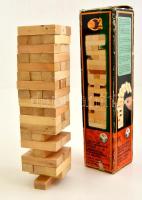 Pokoli torony - játék fából, eredeti dobozában, m: 31 cm