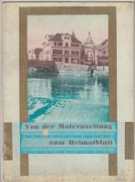 cca 1930 Von der Maternzeitung zum Heimatblatt. Nyomdagép ismertető füzet, német nyelven. 28,5x21 cm