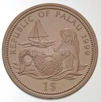 Palau 1999. 1$ Cu-Ni "Tengeri élet védelme - Sellő és vitorlás, cápa" multicolor T:PP
Pal...