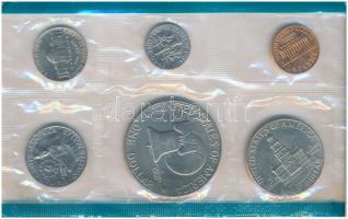 Amerikai Egyesült Államok 1976. 1c-1$ (6xklf) forgalmi sor fóliatokban T:1-
USA 1976. 1 Cent - 1 Do...