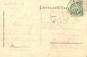 Szamosújvár, Gherla; M. kir. honvéd huszár-laktanya. Todorán Endre kiadása / K.u.K. military hussar ...