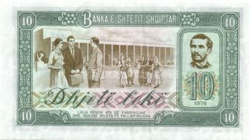 Albánia 1976. 1L, 3L, 5L, 10L, 25L, 50L 100L teljes sor T:I + 1964. 10L T:II