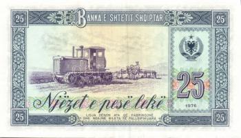 Albánia 1976. 1L, 3L, 5L, 10L, 25L, 50L 100L teljes sor T:I + 1964. 10L T:II