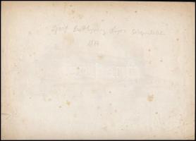 1874 Batthyány-mauzóleum, nagyméretű fotó, 20×28 cm