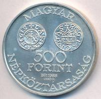1988. 500Ft Ag "Szent István" T:BU 
Adamo EM102