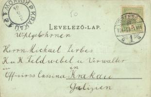 Brassó, Kronstadt, Brasov; Schwarzer und weisser Turm. Jos. Dtrotleff / Fehér és Fekete torony / tow...