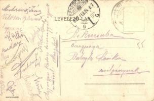 Denta, Gróf Karátsonyi Jenő rizstelep, halásztanya, halászok. Kanitz kiadása / rice plantation, fish...